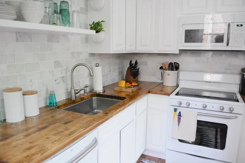 Kitchen sink and stove in a Fort Wayne area home